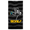 SK8BOARD SKELETON BEACH TOWEL BLACK