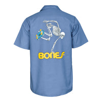 SK8BOARD SKELTON S/S WORK SHIRTS