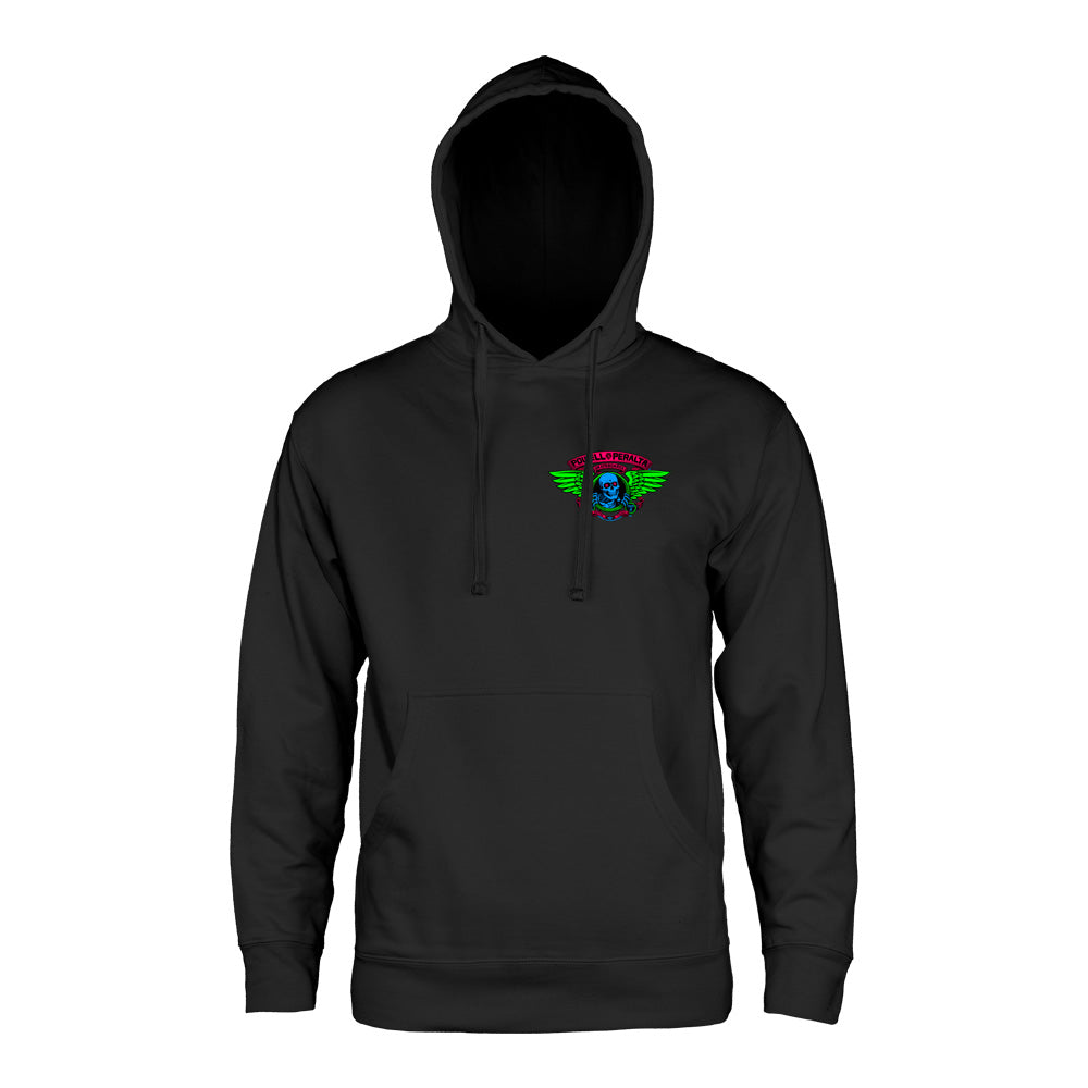 WINGED RIPPER BLACKLIGHT P/O HOODED SWEATSHIRT
