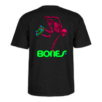 SKATEBOARD SKELTON BLACKLIGHT S/S T-SHIRT