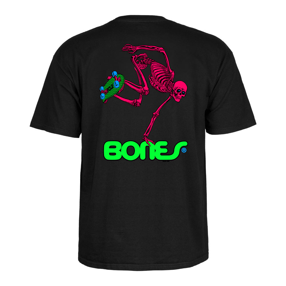 SKATEBOARD SKELTON BLACKLIGHT S/S T-SHIRT