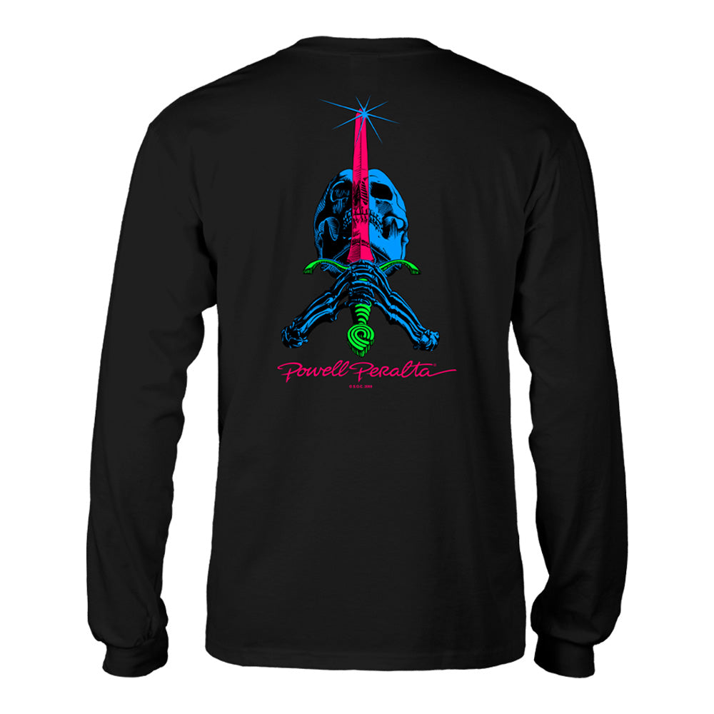 SKULL&SWORD BLACKLIGHT L/S T-SHIRT