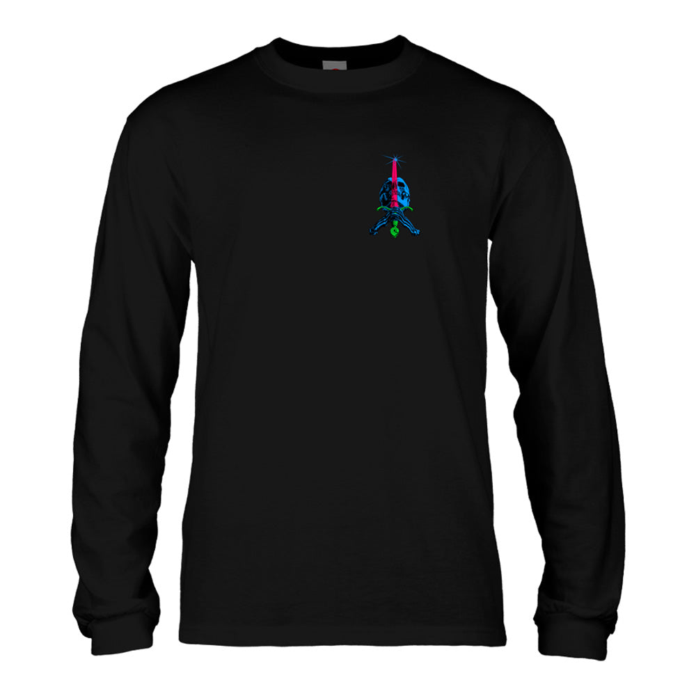 SKULL&SWORD BLACKLIGHT L/S T-SHIRT