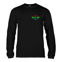 WINGED RIPPER BLACKLIGHT L/S T-SHIRT