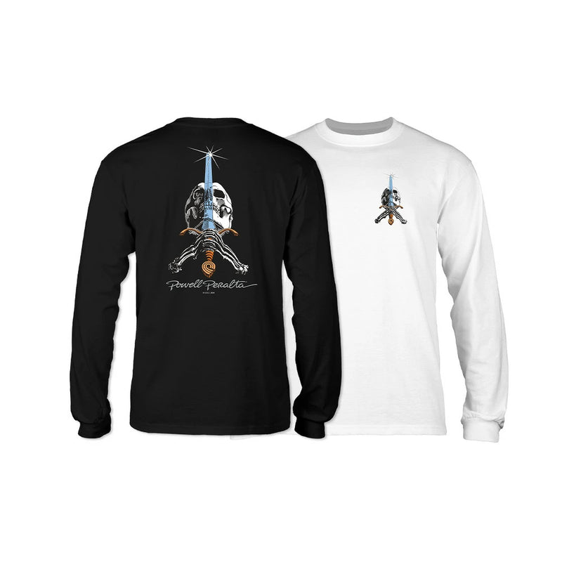 SKULL AND SWORD L/S T-SHIRT