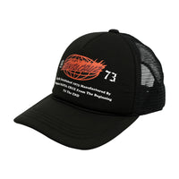 JAPAN LIMITED WORLD FLAME OVAL MESH TRUCKER HAT