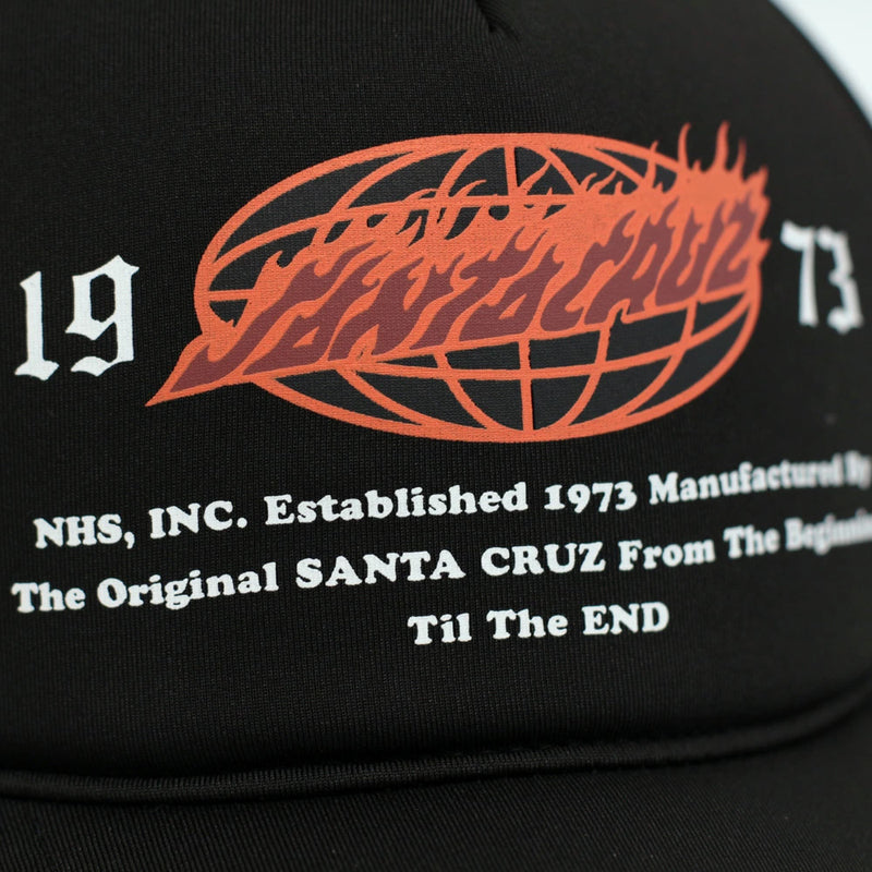 JAPAN LIMITED WORLD FLAME OVAL MESH TRUCKER HAT