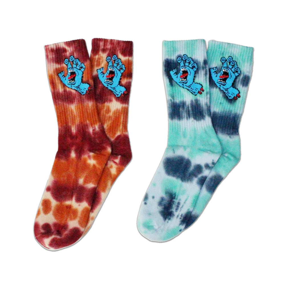 JAPAN LIMITED SCREAMING HAND TYE DYE SOCKS