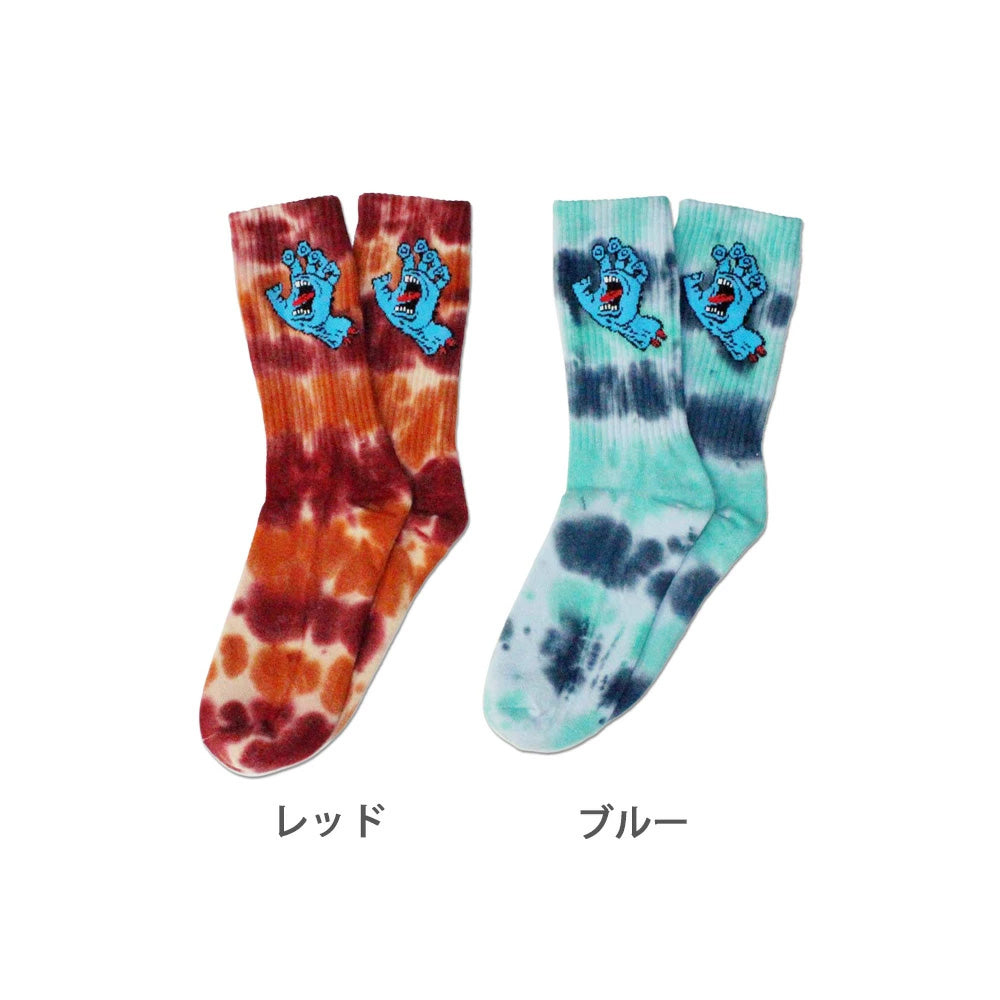 JAPAN LIMITED SCREAMING HAND TYE DYE SOCKS