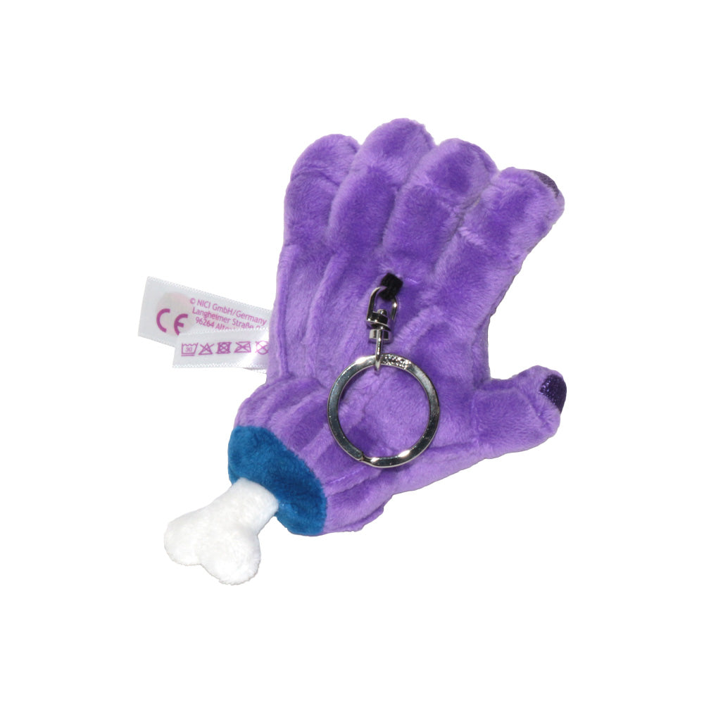 NICI SCREAMNG HAND PURPLE LIMITED SOFT TOY #2 10cm