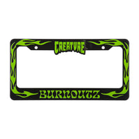 BURNOUTZ LICENSE PLATE FRAME