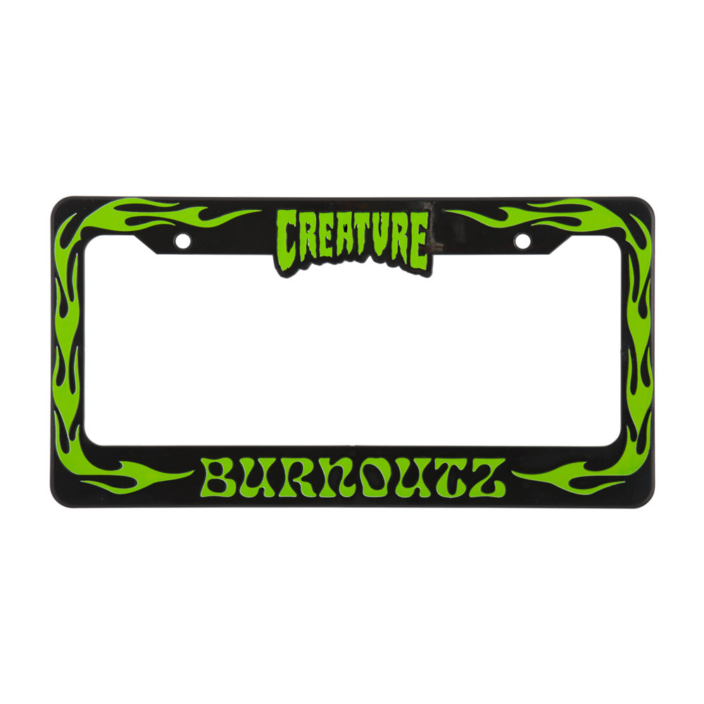 BURNOUTZ LICENSE PLATE FRAME