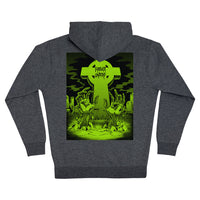 FOREVER UNDEAD RELIC ZIP HOODED SWEATSHIRT