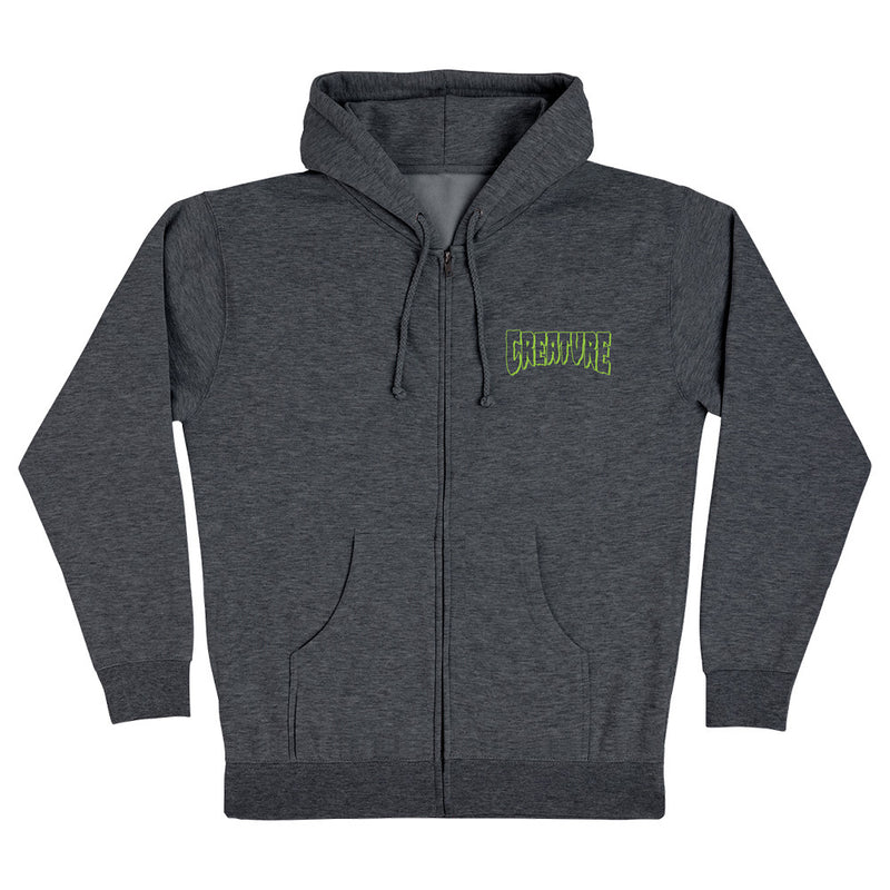 FOREVER UNDEAD RELIC ZIP HOODED SWEATSHIRT