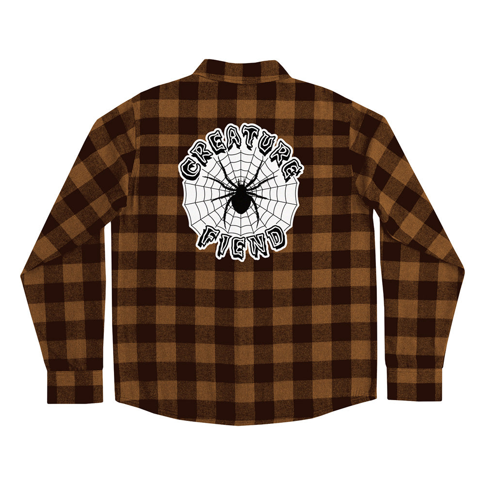 WEB L/S FLANNEL TOP