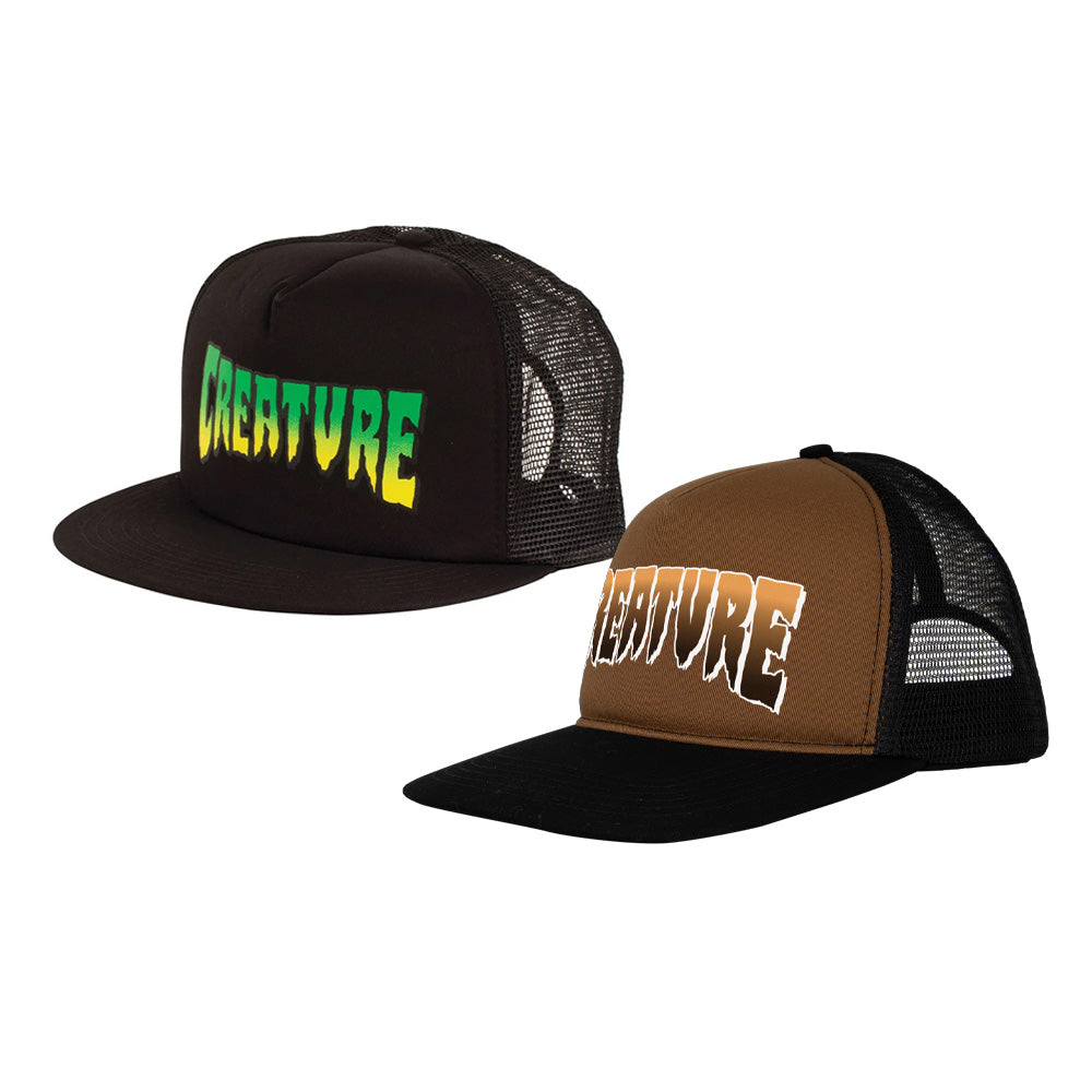 CREATURE LOGO MESH TRUCKER HAT