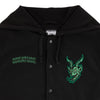 DROP OUT HOODED VARSITY JACKET