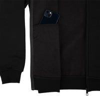 HESHER FLAME ZIP HOODED SWEATSHIRT