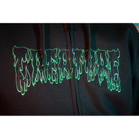 HESHER FLAME ZIP HOODED SWEATSHIRT