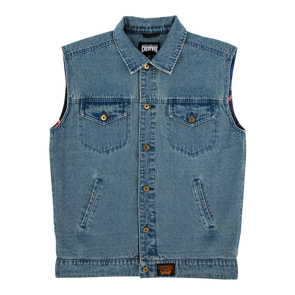 CANNIBAL CORPSE VEST DENIM VEST