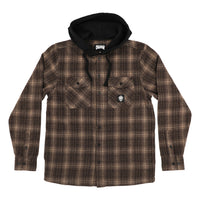 BHF L/S HOODED FLANNEL TOP