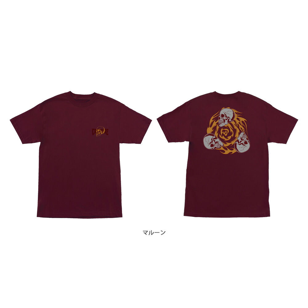 SPIRAL SKULL REGULAR S/S SHIRT