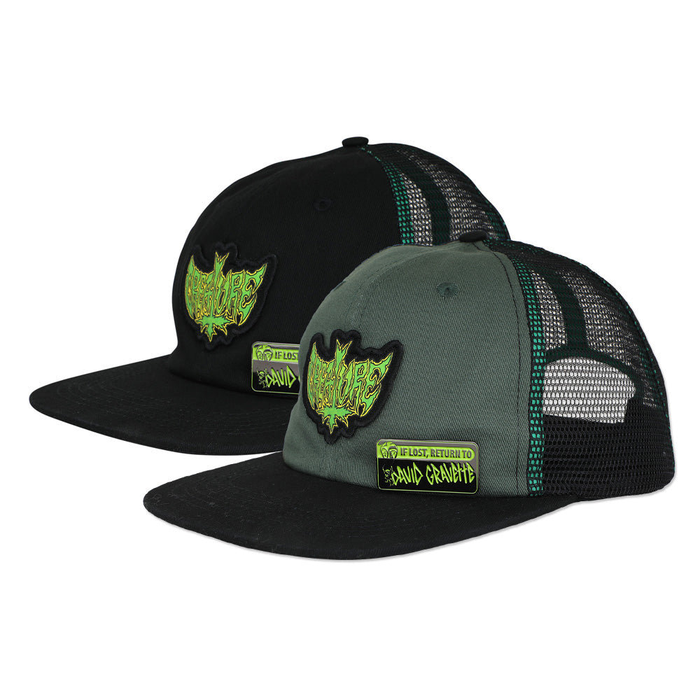 GRAVETTE HIPPIE SKULL 20TH SNAPBACK HAT