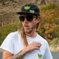 GRAVETTE HIPPIE SKULL 20TH SNAPBACK HAT