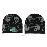 SPIRAL SKULL BEANIE SKULL CAP HAT