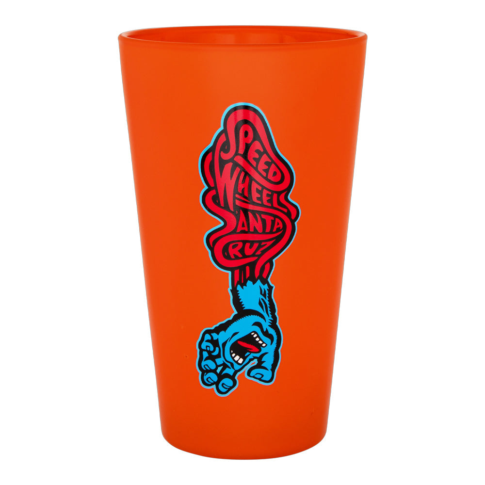 SPEED WHEELS SCREAMING HAND PINT GLASS