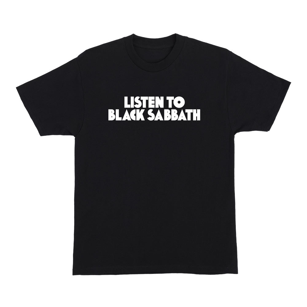 LISTEN TO BLACK SABBATH REGULAR S/S T-SHIRT