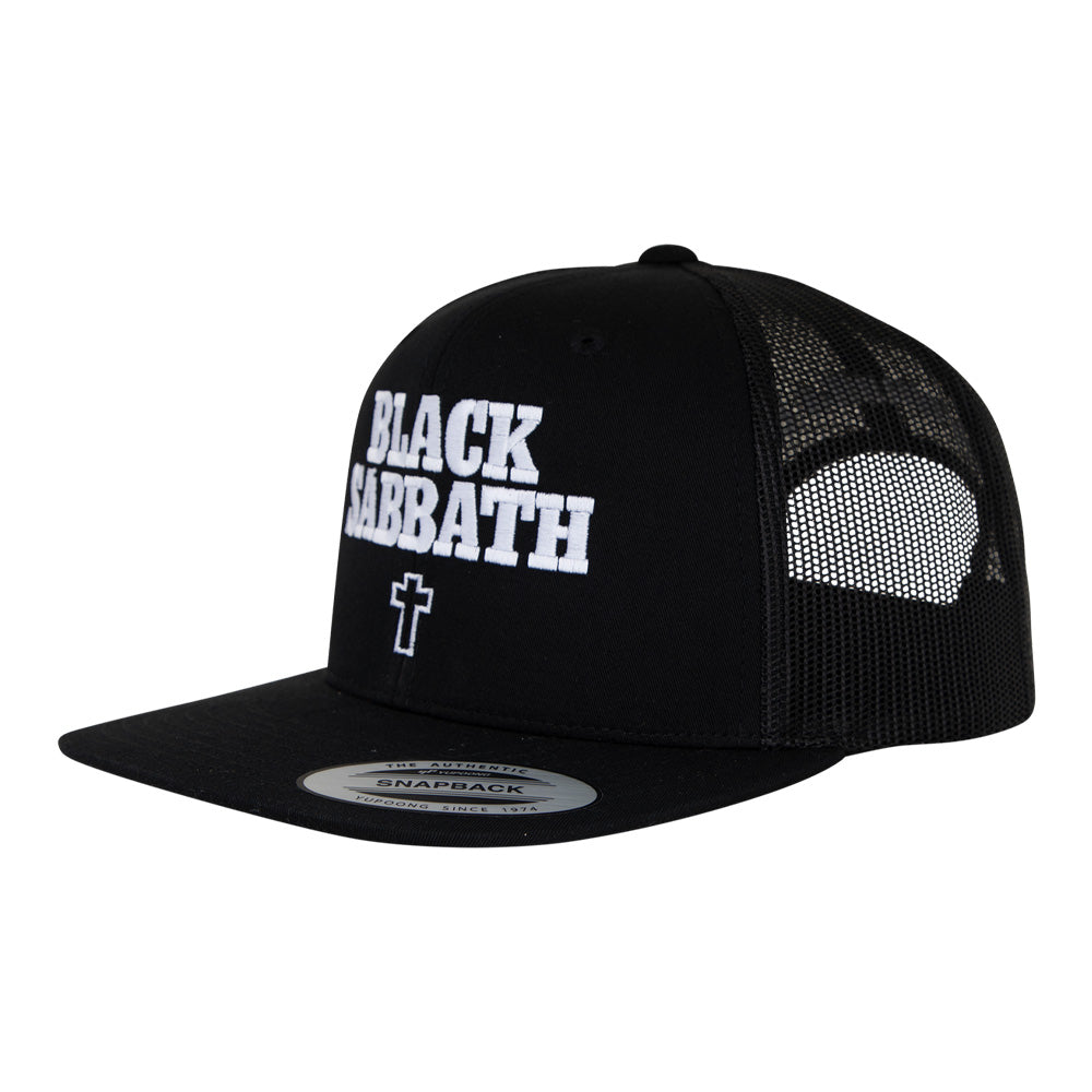BLACK SABBATH SNAPBACK MESH TRUCKER HAT