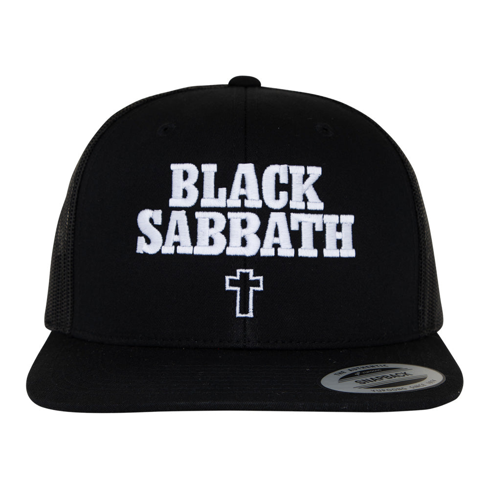 BLACK SABBATH SNAPBACK MESH TRUCKER HAT