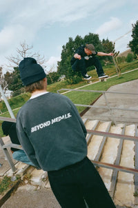 Distressed Logo Crewneck SS26