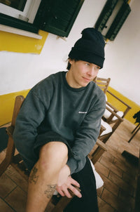 Distressed Logo Crewneck SS26