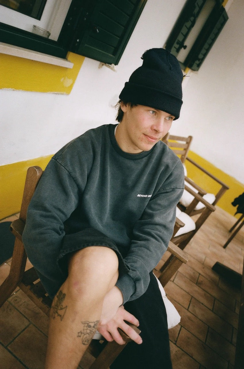 Distressed Logo Crewneck SS26