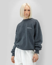 Distressed Logo Crewneck SS26