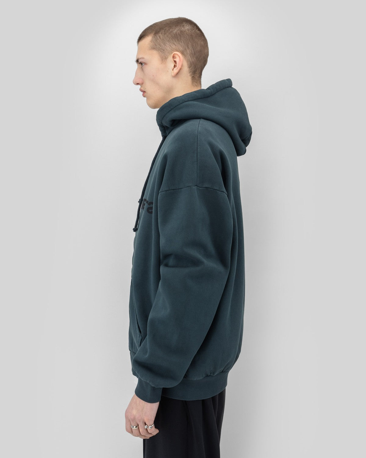 Reverse Logo Zip Hoodie SS26