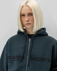 Reverse Logo Zip Hoodie SS26