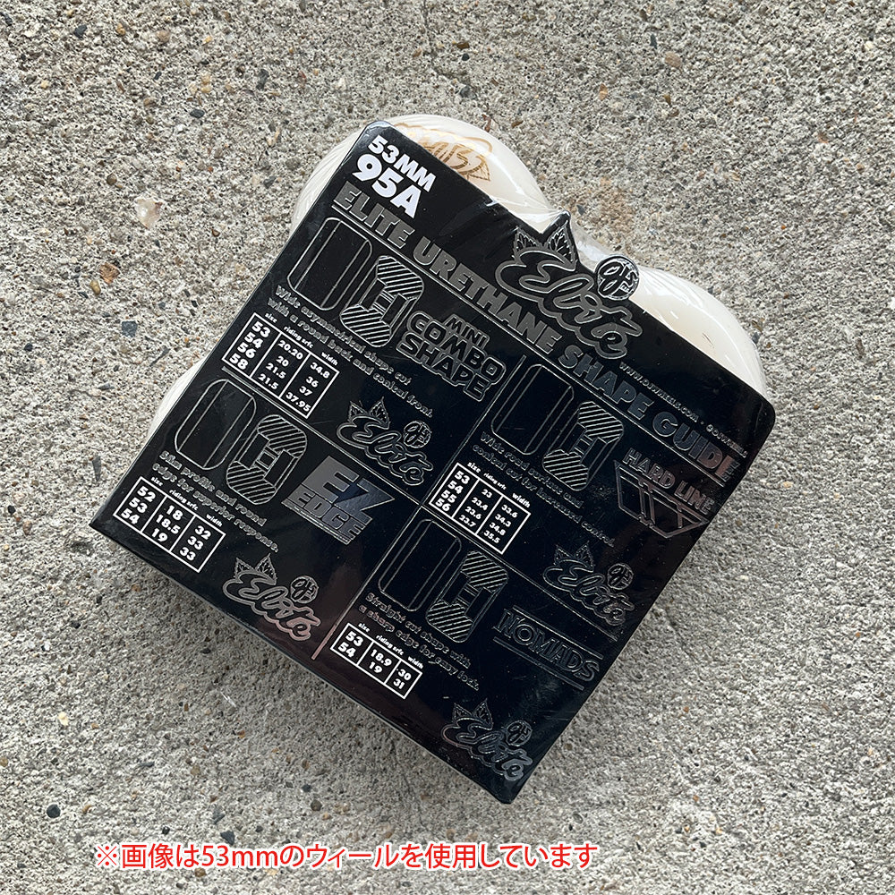 53mm ELITE NOMADS 95A SKATEBOARD WHEELS