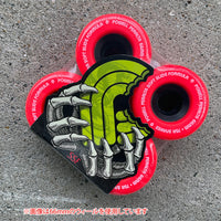 69mm SNAKES RED 75A SKATEBOARD WHEEL