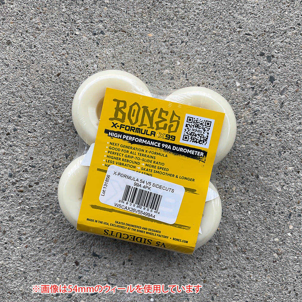 53mm X-FORMULA V5 SIDE-CUT 99A SKATEBOARD WHEELS