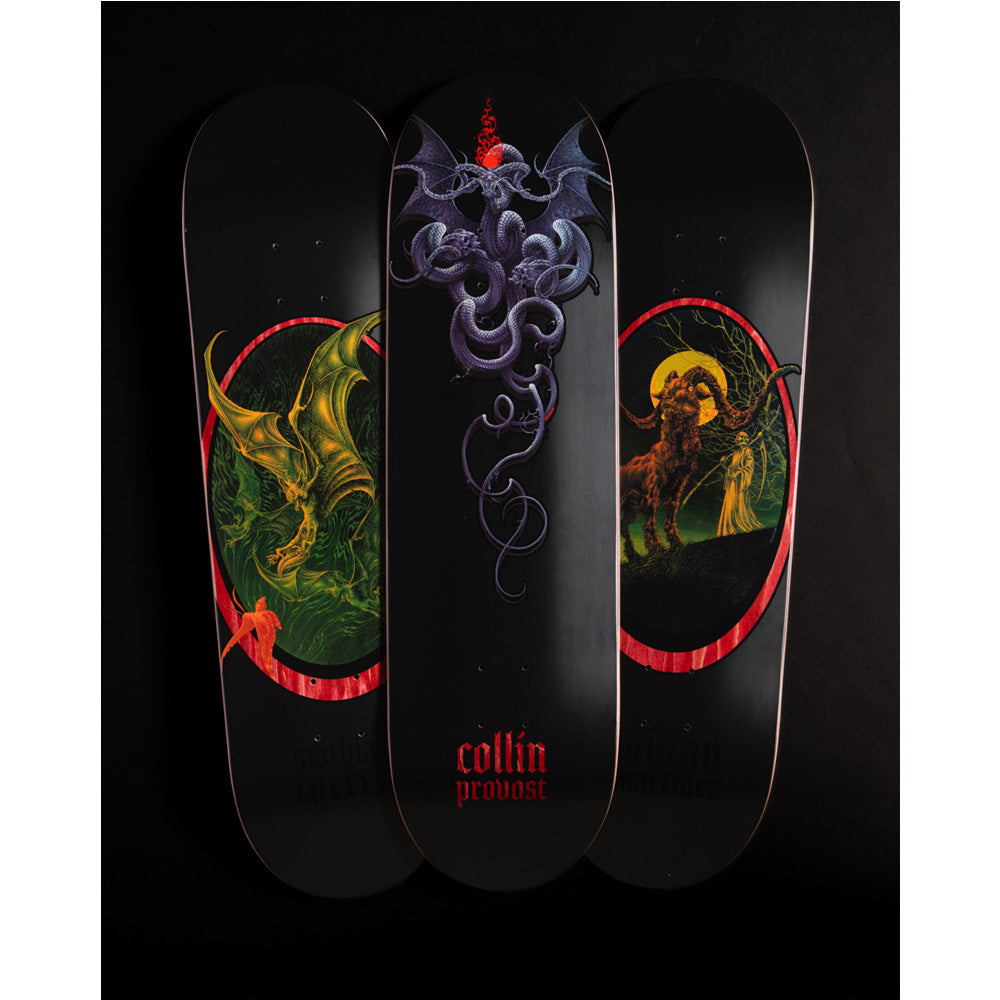 8.6in x 31.95in MARTINEZ GUARDIAN PRO SKATEBOARD DECK