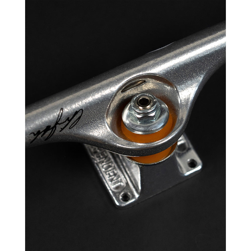 149 FORGED TITANIUM JOSLIN STICKER SLAP POLISHED SILVER STANDARD TRUCKS（Stage11）