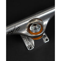 144 FORGED TITANIUM JOSLIN STICKER SLAP POLISHED SILVER STANDARD TRUCKS（Stage11）