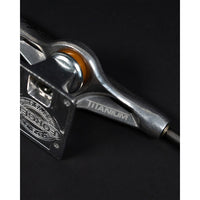 149 FORGED TITANIUM JOSLIN STICKER SLAP POLISHED SILVER STANDARD TRUCKS（Stage11）