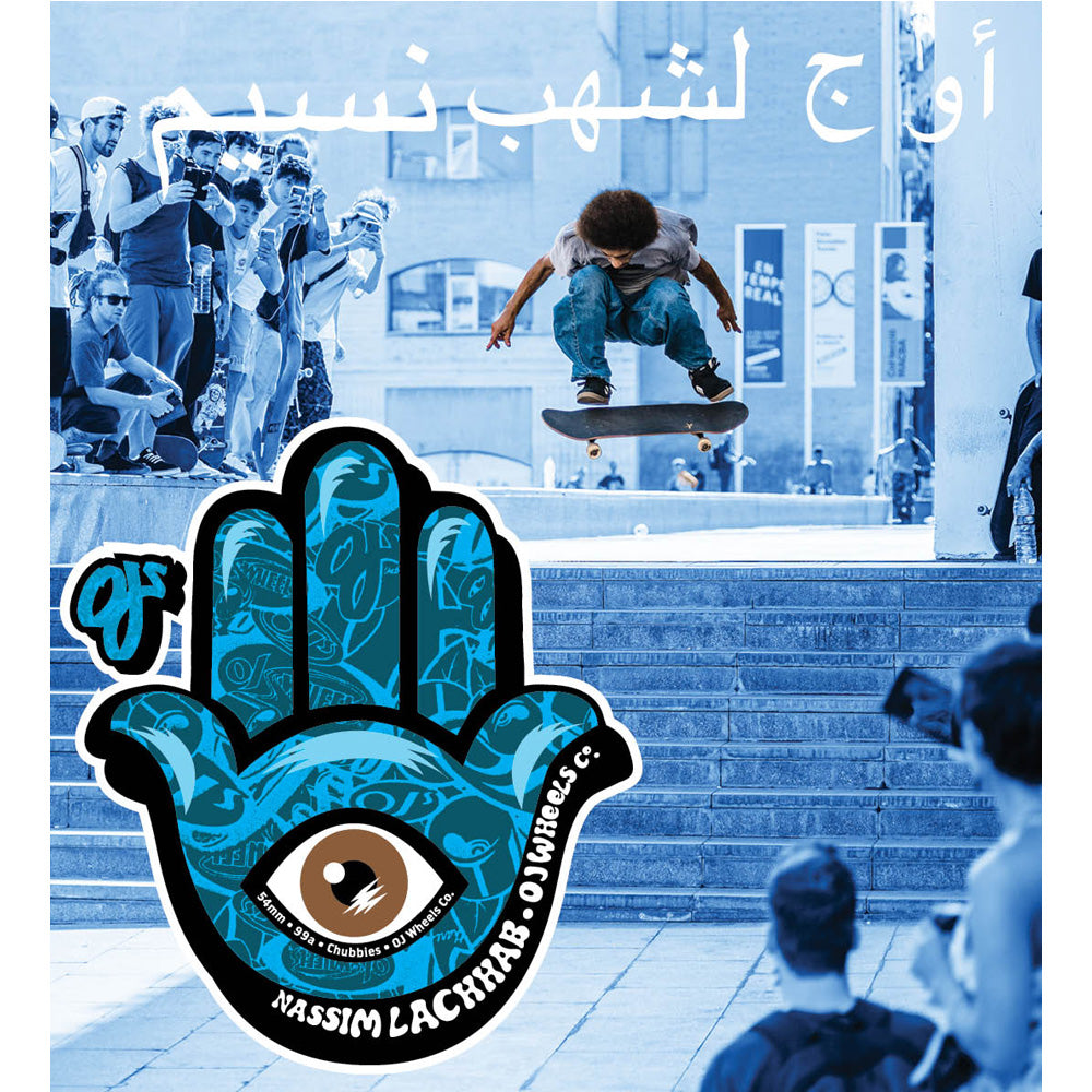 54mm NASSIM LACHHAB ELITE CHUBBIES 99A PRO SKATEBOARD WHEELS