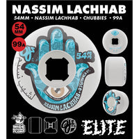 54mm NASSIM LACHHAB ELITE CHUBBIES 99A PRO SKATEBOARD WHEELS