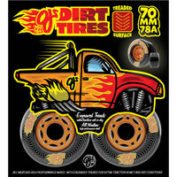 70mm DIRT TIRES THUNDER JUICE 78A SKATEBOARD WHEELS