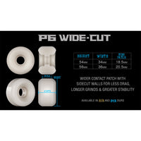 54mm X-FORMULA V6 WIDECUT 95A WHEELS
